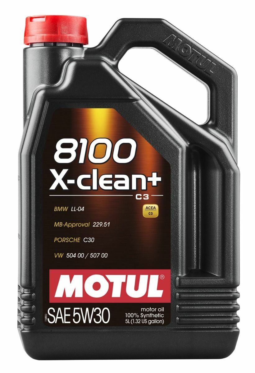 Motul 8100 X-Clean + 5W-30 5 Litre %100 Sentetik Motor Yağı
