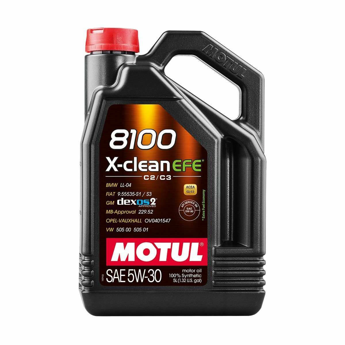 Motul 8100 X-Clean EFE 5W-30 5 Litre %100 Sentetik Motor Yağı