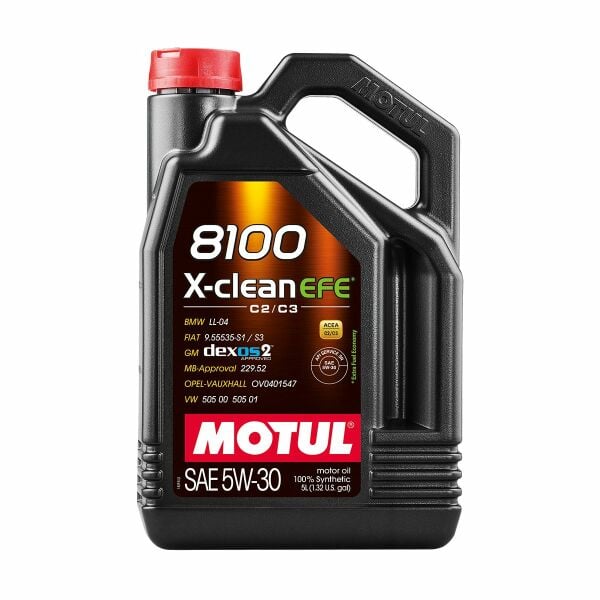 Motul 8100 X-Clean EFE 5W-30 5 Litre %100 Sentetik Motor Yağı