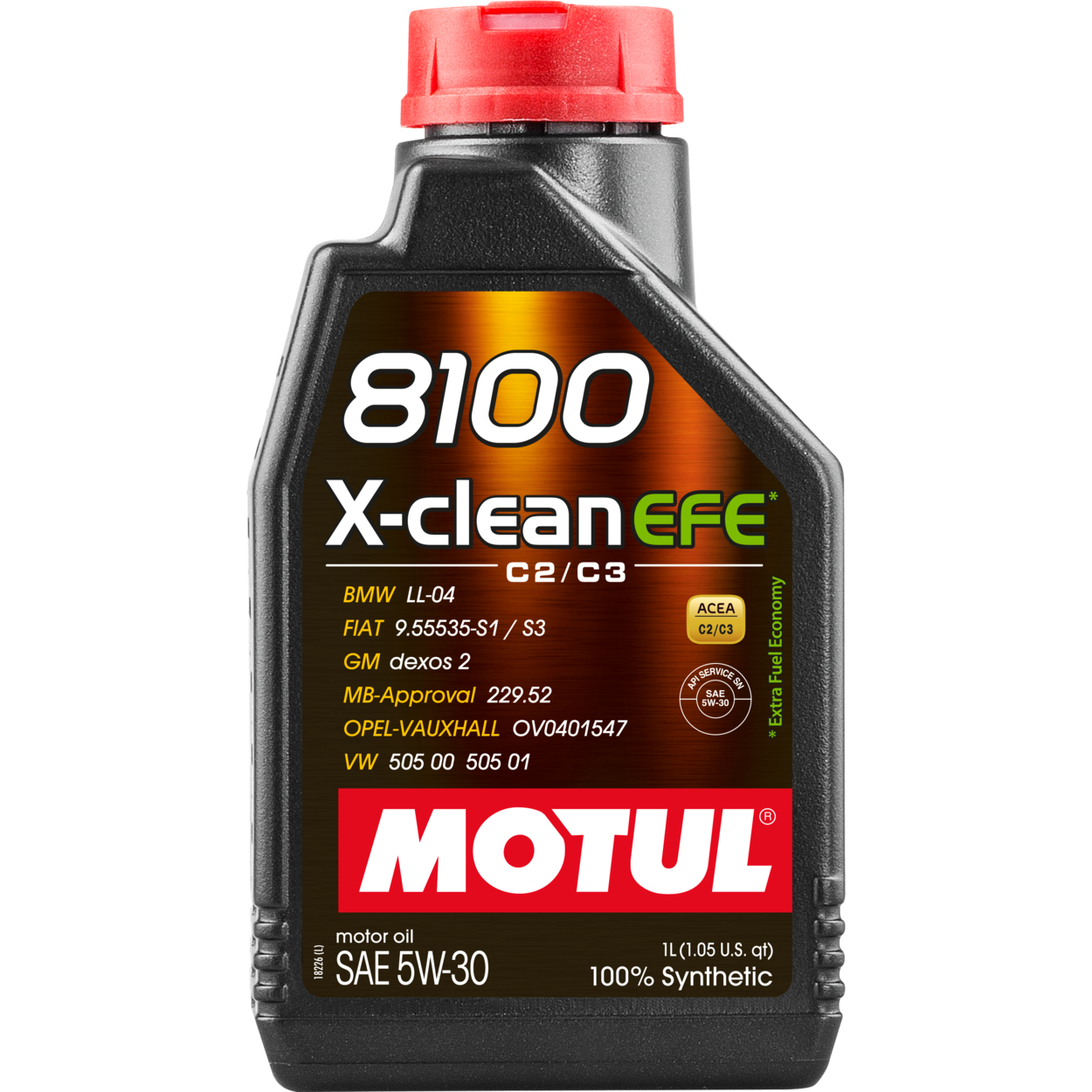 Motul 8100 X-Clean EFE 5W-30 1 Litre %100 Sentetik Motor Yağı