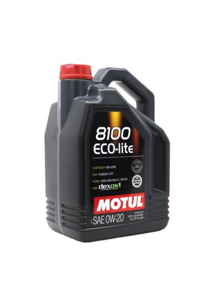 Motul 8100 Eco-Lite 0W-20 5 Litre %100 Sentetik Motor Yağı