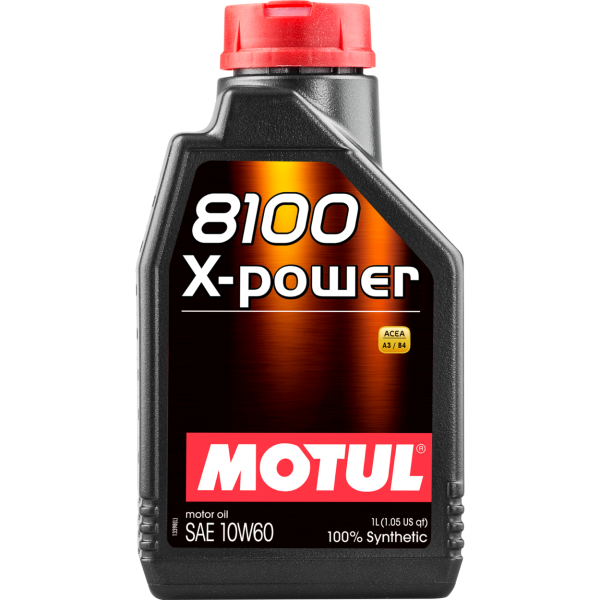 Motul 8100 X-Power 10W-60 1 Litre %100 Sentetik Motor Yağı