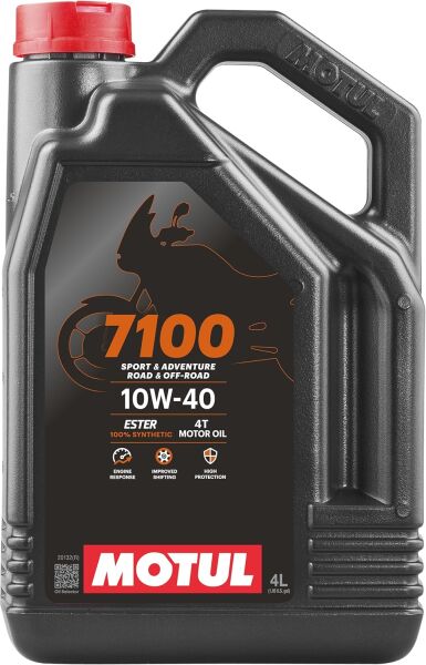 Motul 7100 10W-40 4 Litre %100 Sentetik Motor Yağı