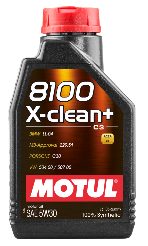 Motul 8100 X-Clean + 5W-30 %100 Sentetik Motor Yağı