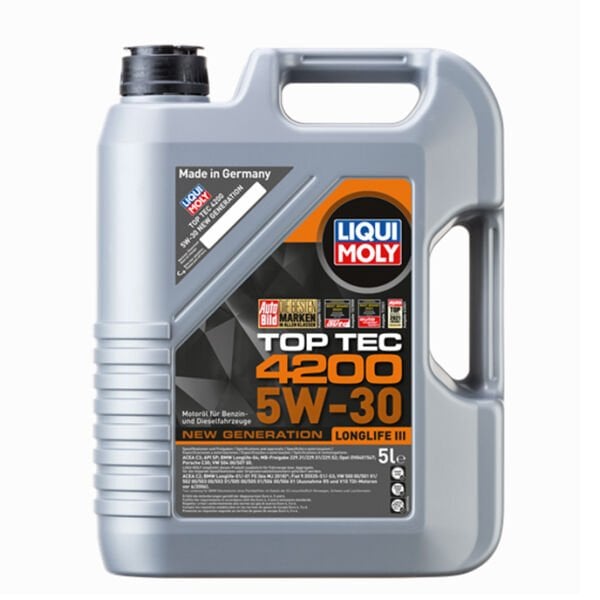 Liqui Moly Top Tec 4200 5W-30 Tam Sentetik Motor Yağı 5 Litre (2025)