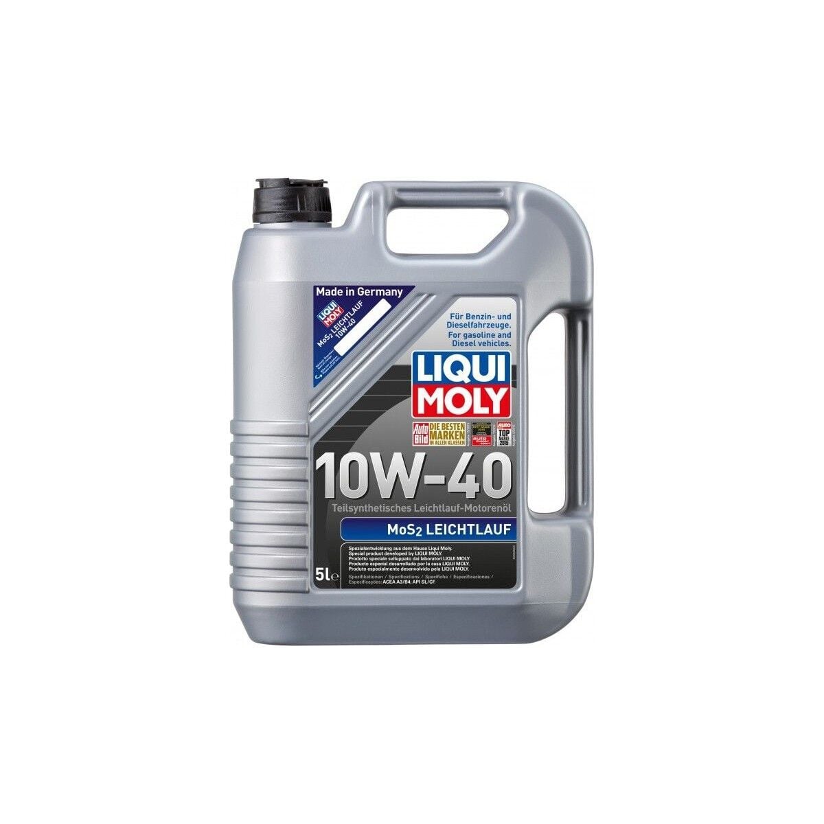 Liqui Moly MoS2 Leichtlauf 10W-40 5 Litre Motor Yağı