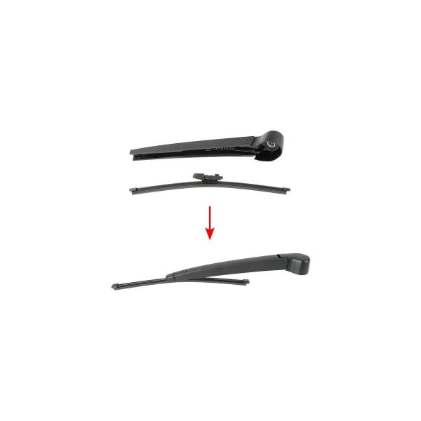 Volkswagen Golf 7 Mk 7 Arka Silecek Kolu ve Süpürgesi 2013-2017