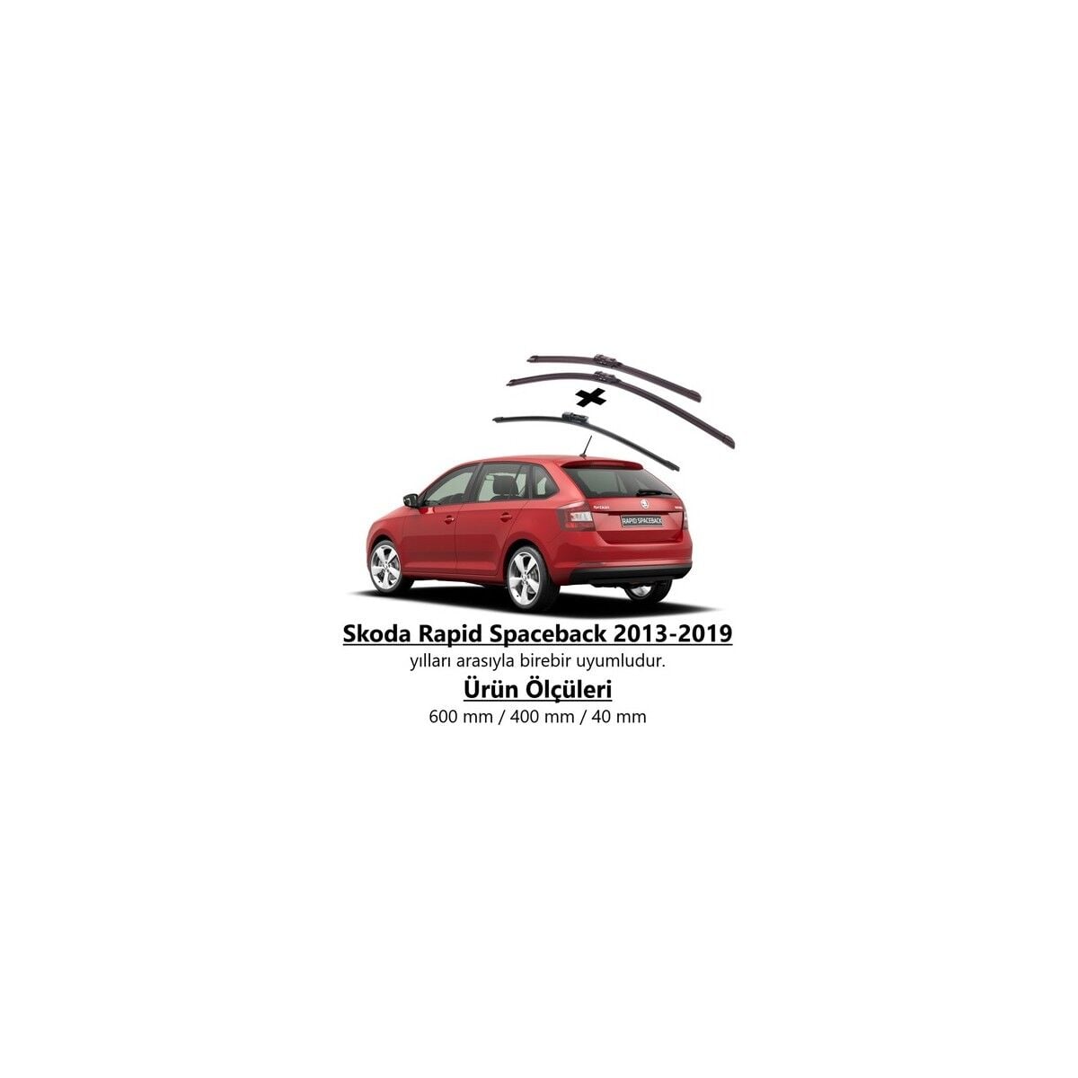 Skoda Rapit Spaceback Ön ve Arka Silecek Takımı 2013-2019