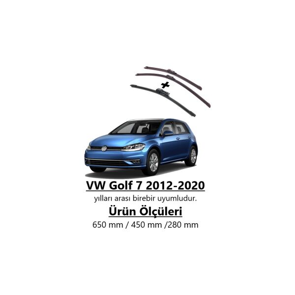 Inwells Vw Golf7 2012-2020 Ön Arka Silecek Takımı