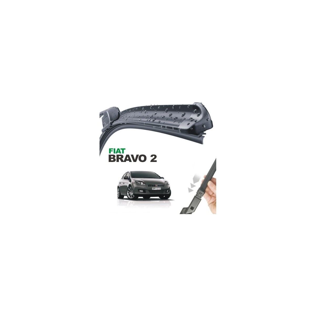 Fiat Bravo 2007-2014 Muz Silecek Takımı 600mm + 450mm