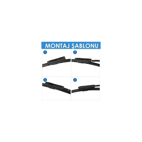 Renault Clio 4 2012 ve Sonrası Ön Silecek Takım